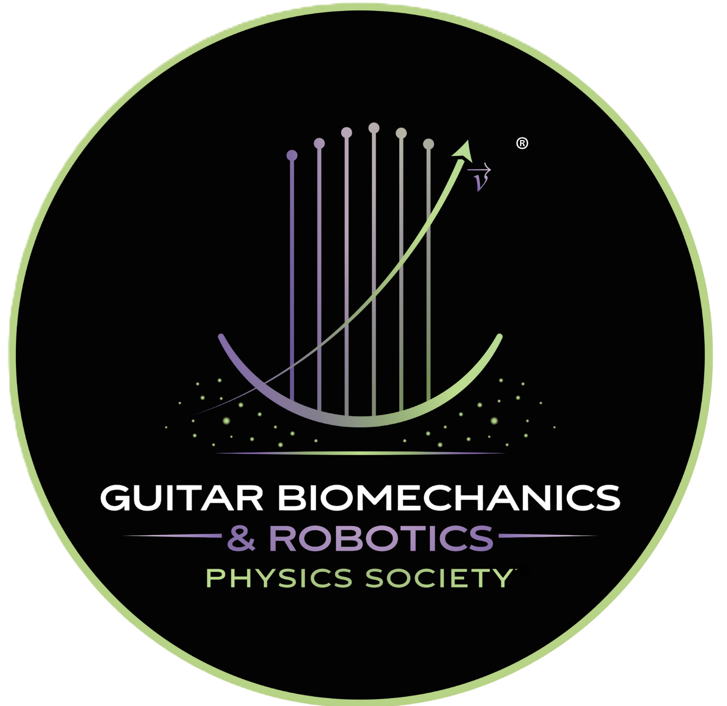 Guitar Biomechanics Robotics Logo R