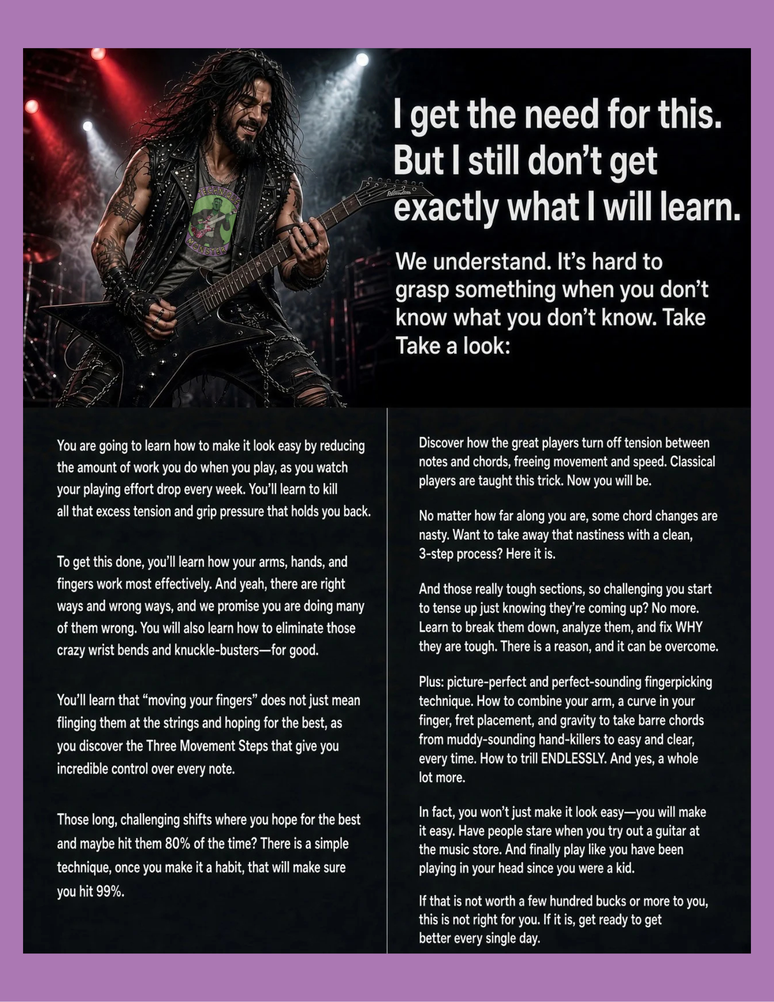 TM What will I learn metal